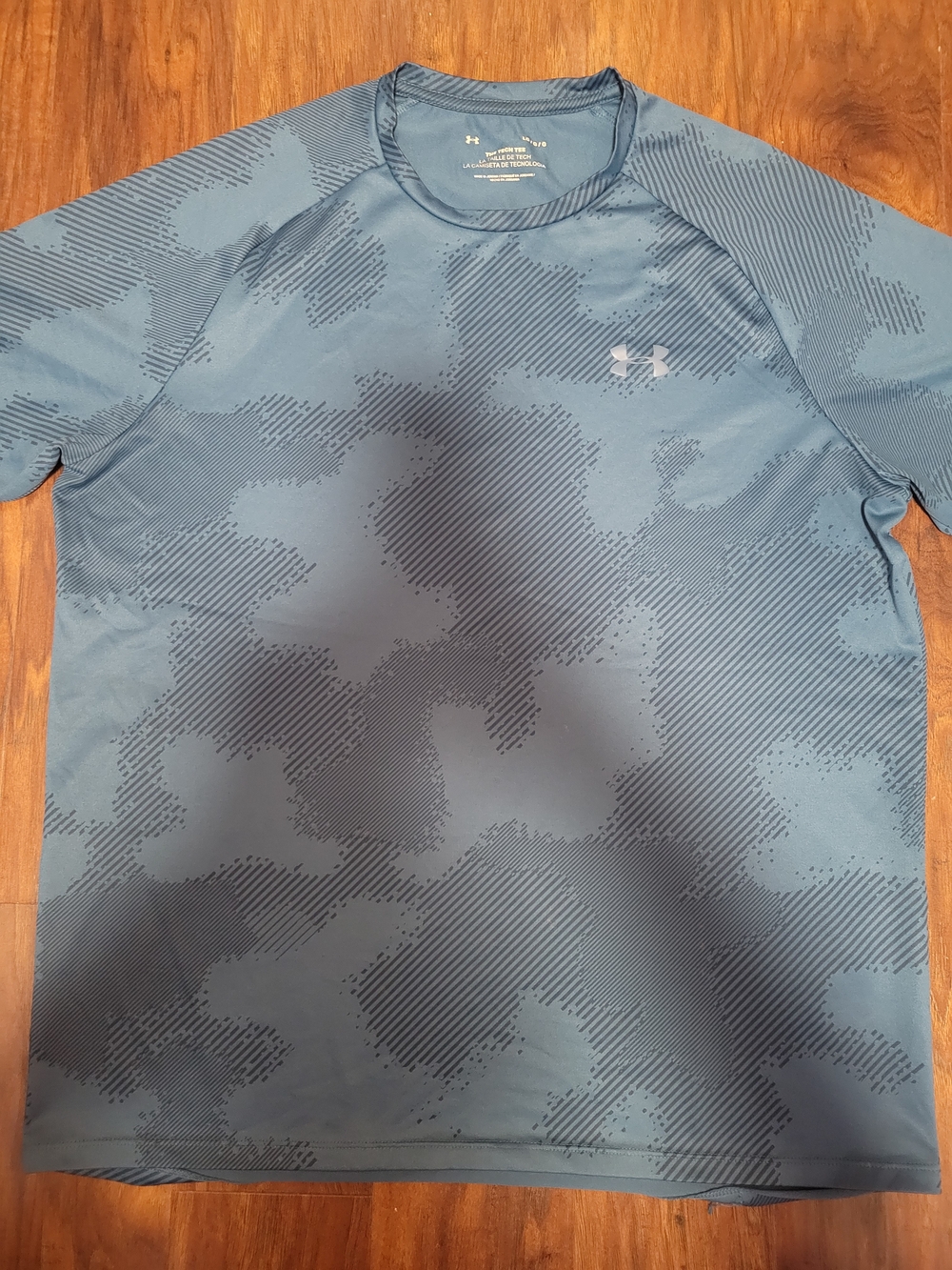 Under Armour Blue Camo Performance Tee
